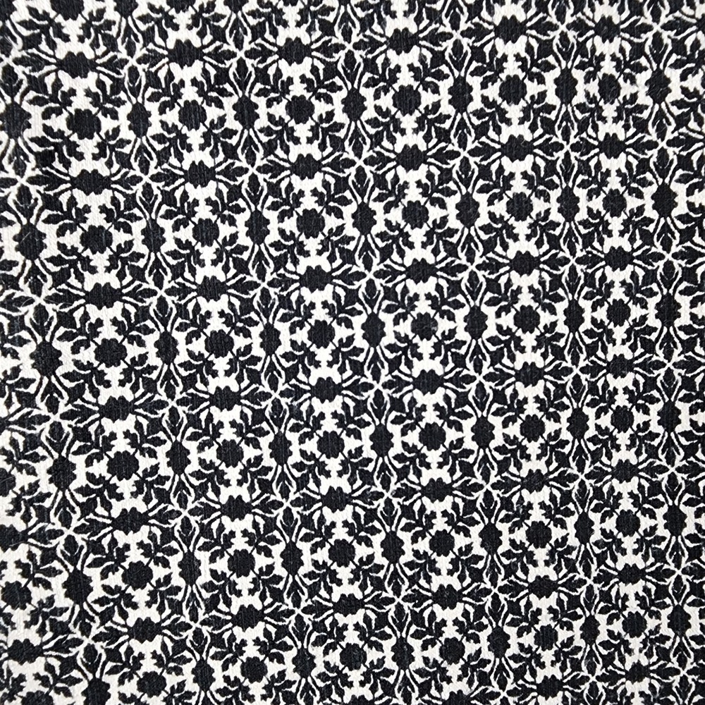 Verve Blues Ankle Pants Women Large Black White Geometric Print High Rise Crop - Picture 5 of 9